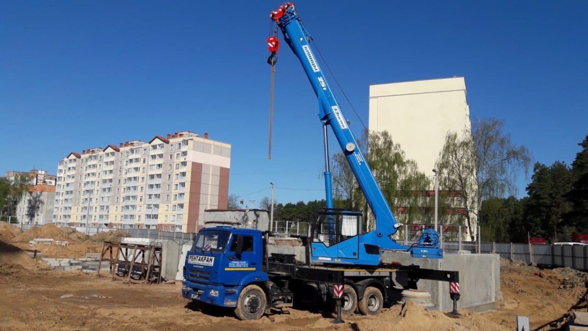 Автокран 25 тонн, 33 метра КС-55713-1К-4В Клинцы на базе КаМаз 65115